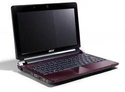 Notebook ACER Aspire ONE D250-0Br 10,1"LED Atom N270/1GB/160GB/SD/WiFi/BT/CAM/XPH - red