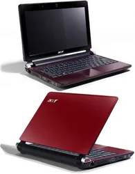 Notebook ACER Aspire ONE D250-0Br 10,1"LED Atom N270/1GB/160GB/SD/WiFi/CAM/XPH - red