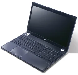Notebook Acer TM5760-2414G50Mnsk 15,6" LED i5-2410M, 4GB, 500GB, DVD±RW, WiFi, BT, cam, FP, W7HP-64bit stříbrný