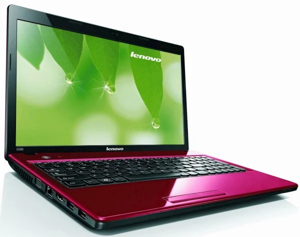 Notebook Lenovo ideapad G580 15,6"LED Pentium DC B970,4GB,1TB,DVD±RW,WiFi,CAM,W7HP-64bit,red