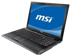 Notebook MSI CR650-221CS 15,6" LCD, AMD E450, 4GB, 500GB, HD6320, DVD±RW, WiFi, W7HP-64bit