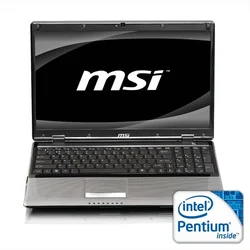 Notebook MSI CX623-0W4XCS 15,6" LED, P6100, 4GB, 500GB, G310M, DVD±RW, WiFi, bez OS