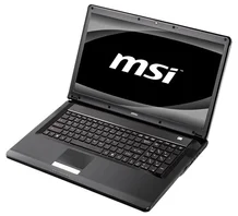 Notebook MSI CX705 17,3" HD LED Intel T4500, 4GB, 500GB, HD5470, WiFi, HDMI, DVD, W7HP64