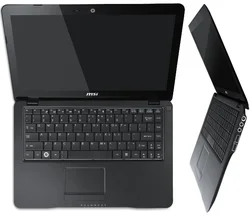 Notebook MSI X320X 13,3" ATOM Z530,2GB,320GB,no DVD, WiFi,BT,VHP, black