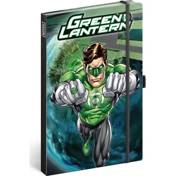 Notes Green Lantern, linkovaný, 13 × 21 cm