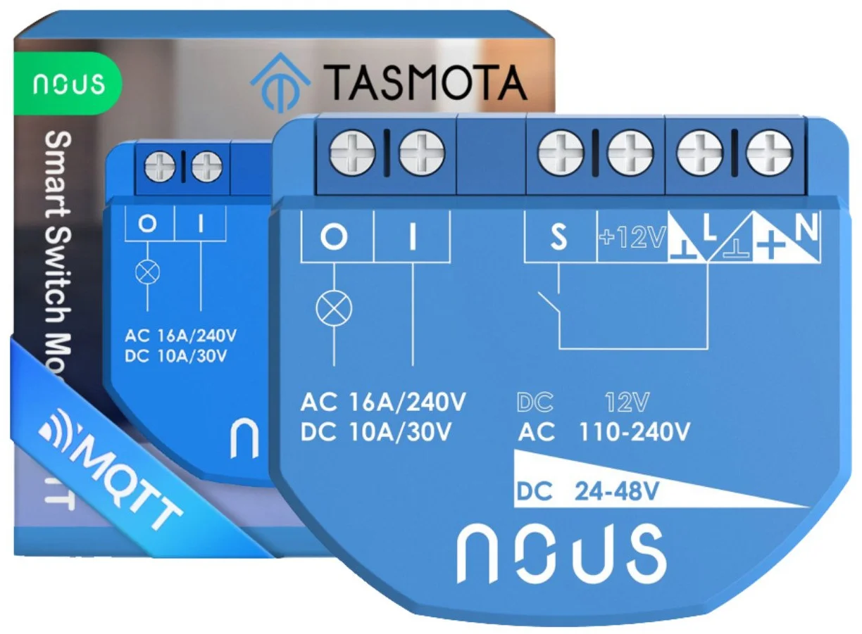 NOUS B1T WiFi Tasmota Smart 1kanálový spínač