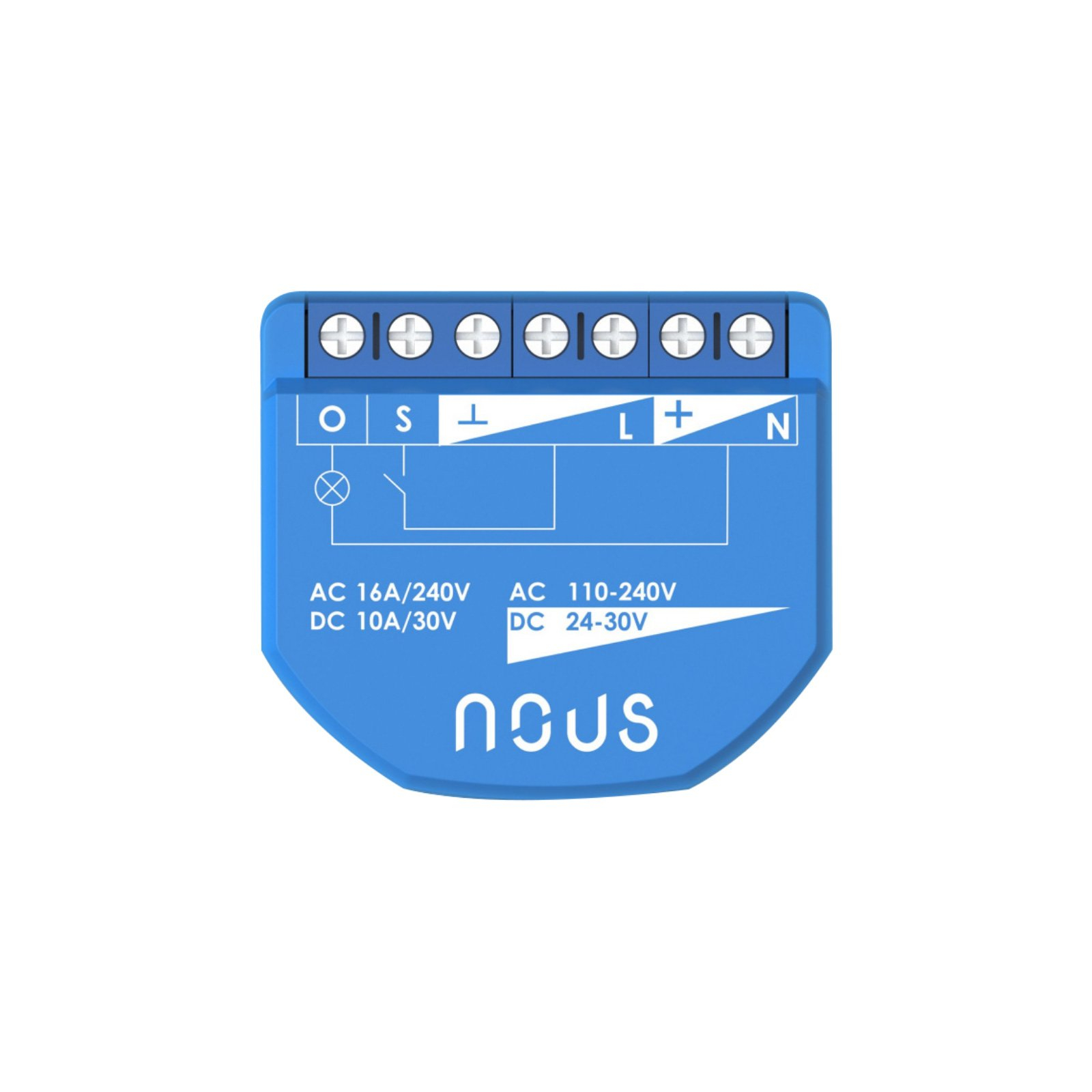 NOUS B3T WiFi Tasmota Smart 2-kanálový spínač s ovládaním závesov