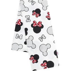 Nová detská flanelová plienka s bielou potlačou Mickey a Minnie