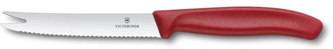 Nôž na syr a zeleninu Victorinox, červený