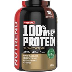 Nutrend 100% WHEY protein 2250 g, čokoláda + kakao