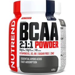 Nutrend BCAA 2:1:1 POWDER 400 g, černý rybíz