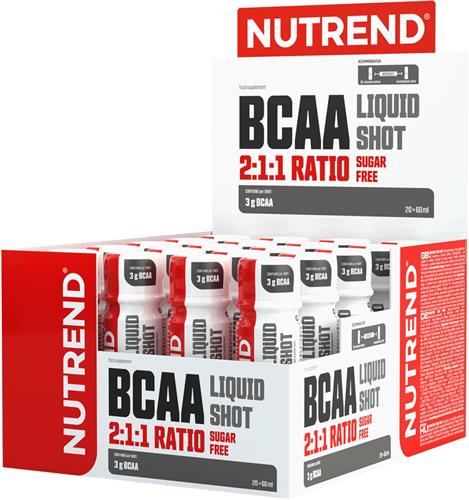 Nutrend BCAA LIQUID SHOT, 20x60ml 8594073173959