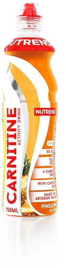 Nutrend CARNITINE ACTIVITY DRINK s kofeínom 750 ml, ananás