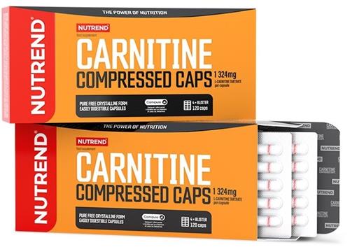 Nutrend CARNITINE COMPRESSED CAPS, 120 kapslí