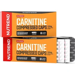 Nutrend CARNITINE COMPRESSED CAPS, 120 kapslí 8594073178862 - Sportovní výživy
