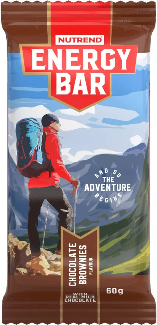Nutrend ENERGY bar 60 g, čokoládové brownies