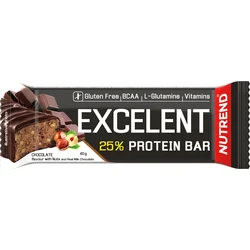 Nutrend EXCELENT protein bar 40 g, čokoláda s oříšky