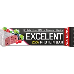 Nutrend EXCELENT protein bar 85 g, černý rybíz s brusinkami, 5ks