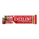 Nutrend EXCELENT protein bar 85 g, jahodový dort