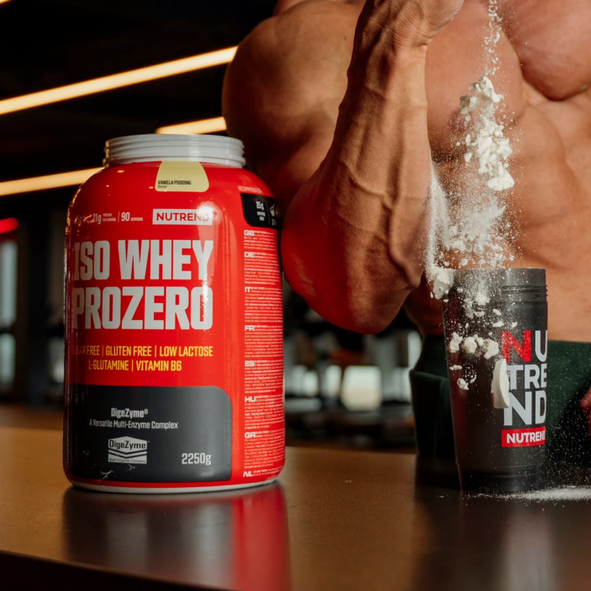 Nutrend ISO WHEY PROZERO 2250 g, slaný karamel
