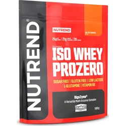 Nutrend ISO WHEY PROZERO, 500g, slaný karamel 8594014869170 - Sportovní výživy