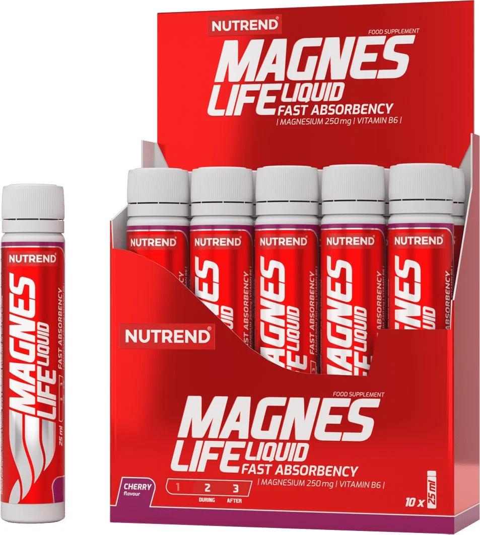 Nutrend MAGNESLIFE 10x 25 ml, čerešňa