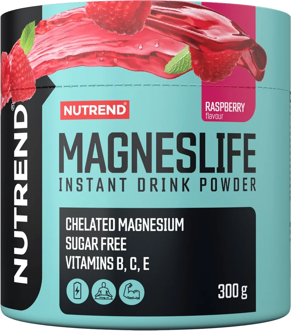Nutrend MAGNESLIFE INSTANT DRINK POWDER 300 g, malina