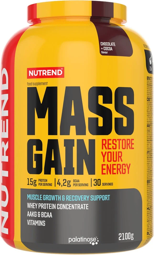 Nutrend MASS GAIN 2100 g, čokoláda+kakao