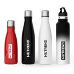 Nutrend Nerezová láhev 750 ml, černo-bílá