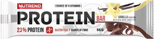 Nutrend protein bar 55g, vanilka
