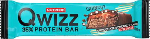 Nutrend QWIZZ protein bar 60 g, čokoláda+kokos, 5ks