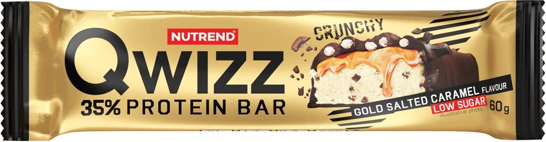 Nutrend QWIZZ protein bar 60 g, slaný karamel, 5ks