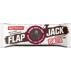 Nutrend Tyčinka Flapjack GLUTEN FREE 100 g, čokoláda + višeň s hořkou čokoládou