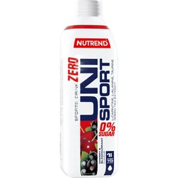 Nutrend UNISPORT ZERO, 1000ml, višeň + černý rybíz 8594073178558 - Sportovní výživy
