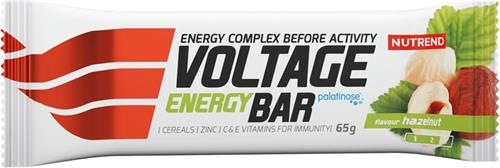 Nutrend VOLTAGE ENERGY bar 65 g, lieskový orech