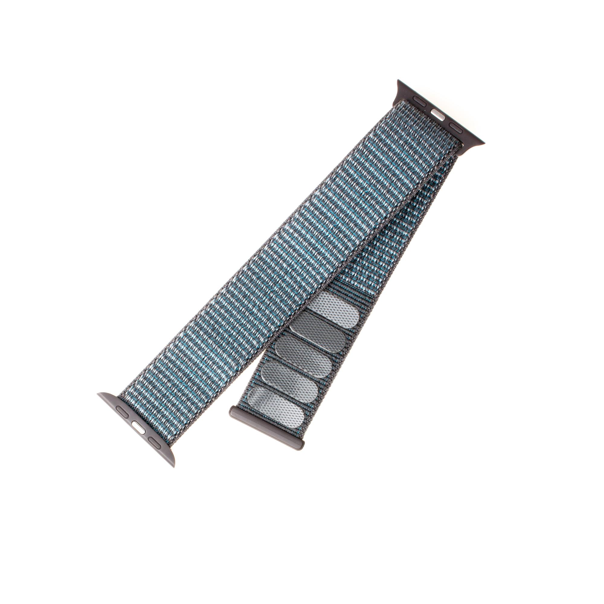 Nylonový remienok FIXED pre Apple Watch 38/40/41 mm, tmavosivý