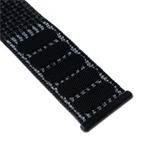 Nylonový remienok FIXED pre Apple Watch 42/44/45 mm, reflexný čierny