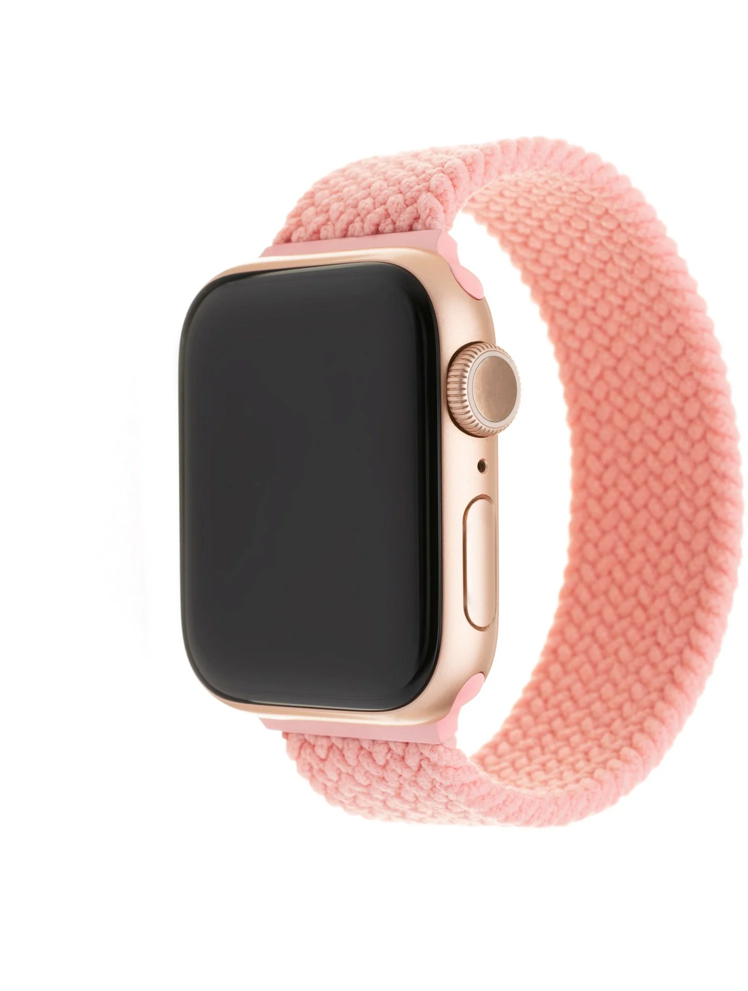 Nylonový remienok FIXED pre Apple Watch 42/44/45 mm, veľkosť L, ružový