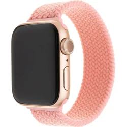 Nylonový remienok FIXED pre Apple Watch 42/44/45 mm, veľkosť L, ružový