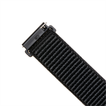Nylonový remienok FIXED s rýchloupínaním 22 mm pre inteligentné hodinky, čierny