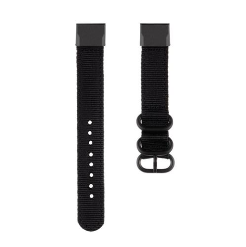 Nylonový remienok Tactical 815 pre Garmin Fenix 5S/6S/7S QuickFit 20 mm Black - Black