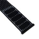 Nylonový řemínek FIXED Nylon Strap pro Apple Watch 38/40/41 mm, reflexně černý