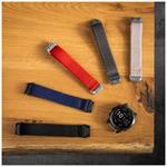 Nylonový športový remienok FIXED pre Garmin QuickFit 22 mm, tmavosivý