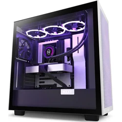 NZXT H7 Flow edition, bílo-černá