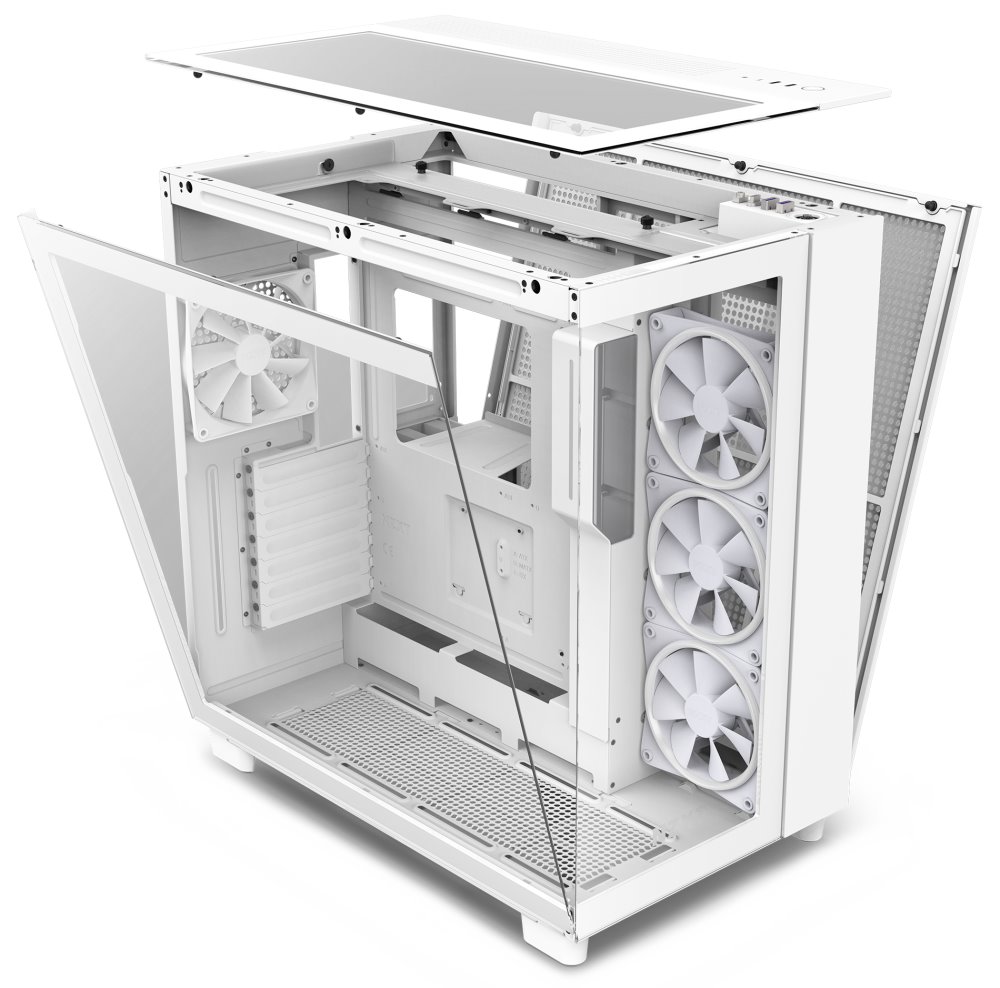 NZXT H9 Elite, biela