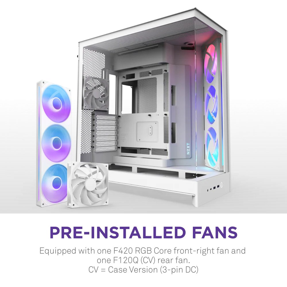 NZXT H9 Flow RGB White