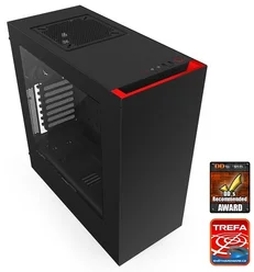 NZXT S340 černá s červenou