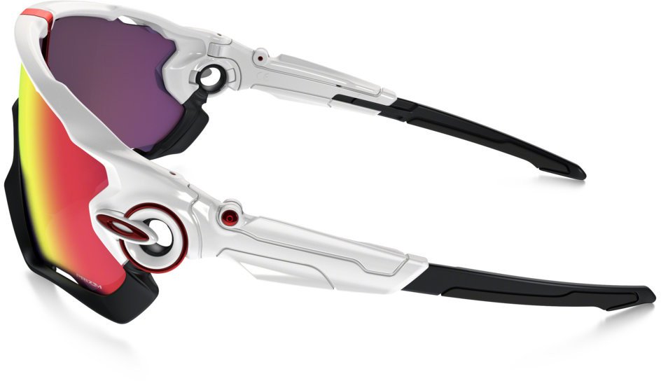 OAKLEY Jawbreaker leštené biele slnečné okuliare - PRIZM road