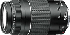 Objektív Canon EF 75-300 mm f/4,0-5,6 III so zoomom
