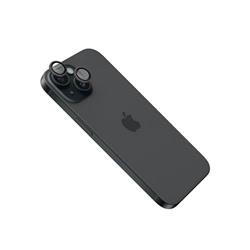 Ochranná skla čoček fotoaparátů FIXED Camera Glass pro Apple iPhone 16/16 Plus, space gray